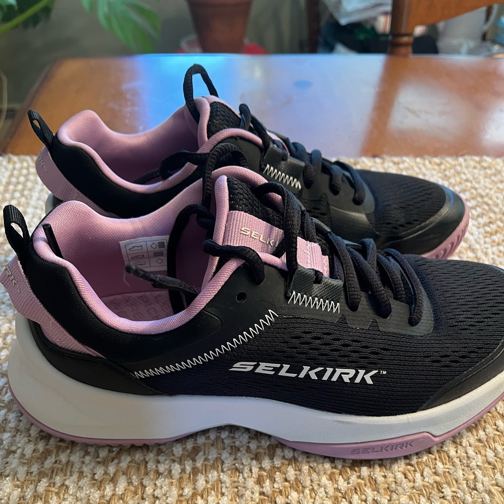 Selkirk Black and Pink Athletic Shoes